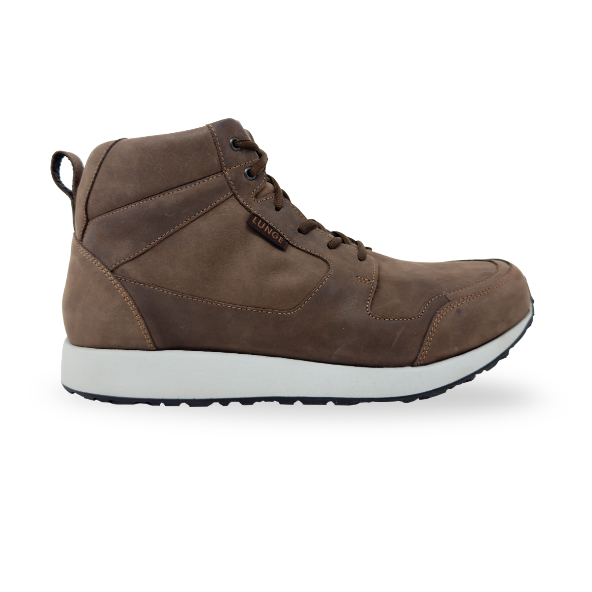 Derby Walk MidCut S Leather (Chocolate/Brown/Light Grey)