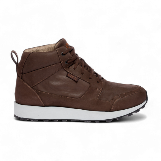 Derby Walk MidCut S Leather (Chocolate/Brown/Light Grey)